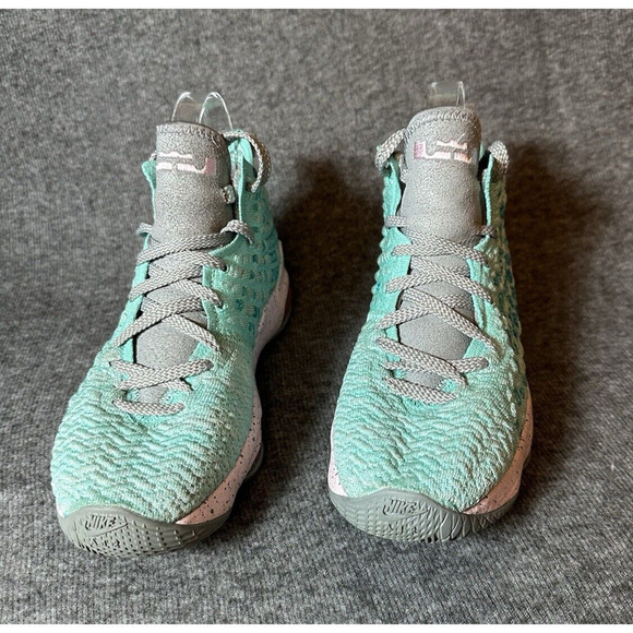 Nike LeBron James Shoe Kids 5Y XVII 17 GS South Beach Miami Vice Basketball Knit - Picture 2 of 15